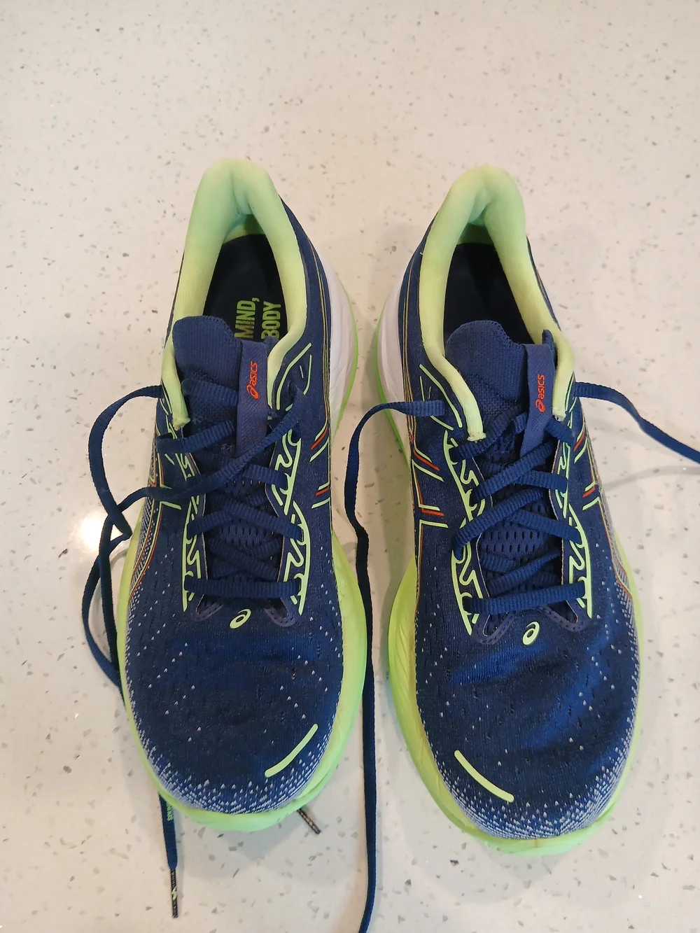 Asics breathable navy